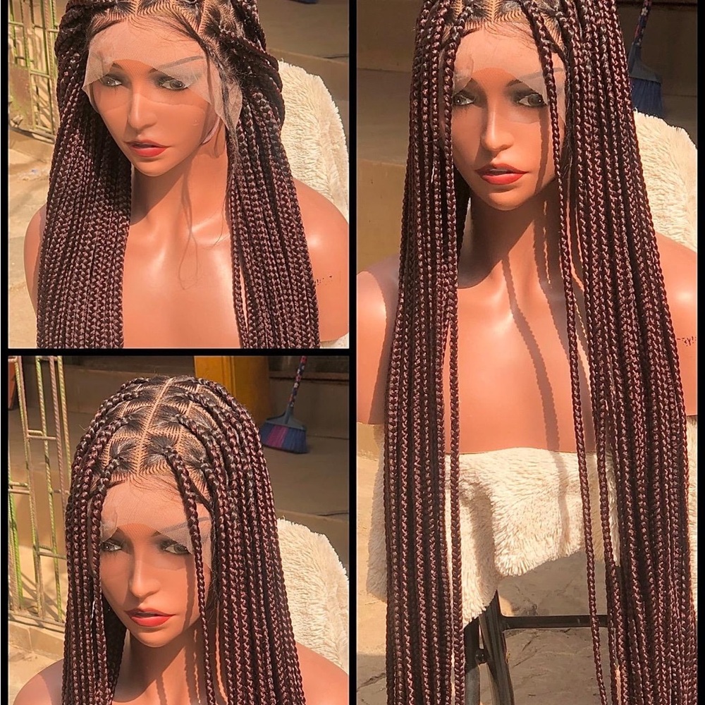 Elegant Blonde Braided Wigs - Picture 8 of 8